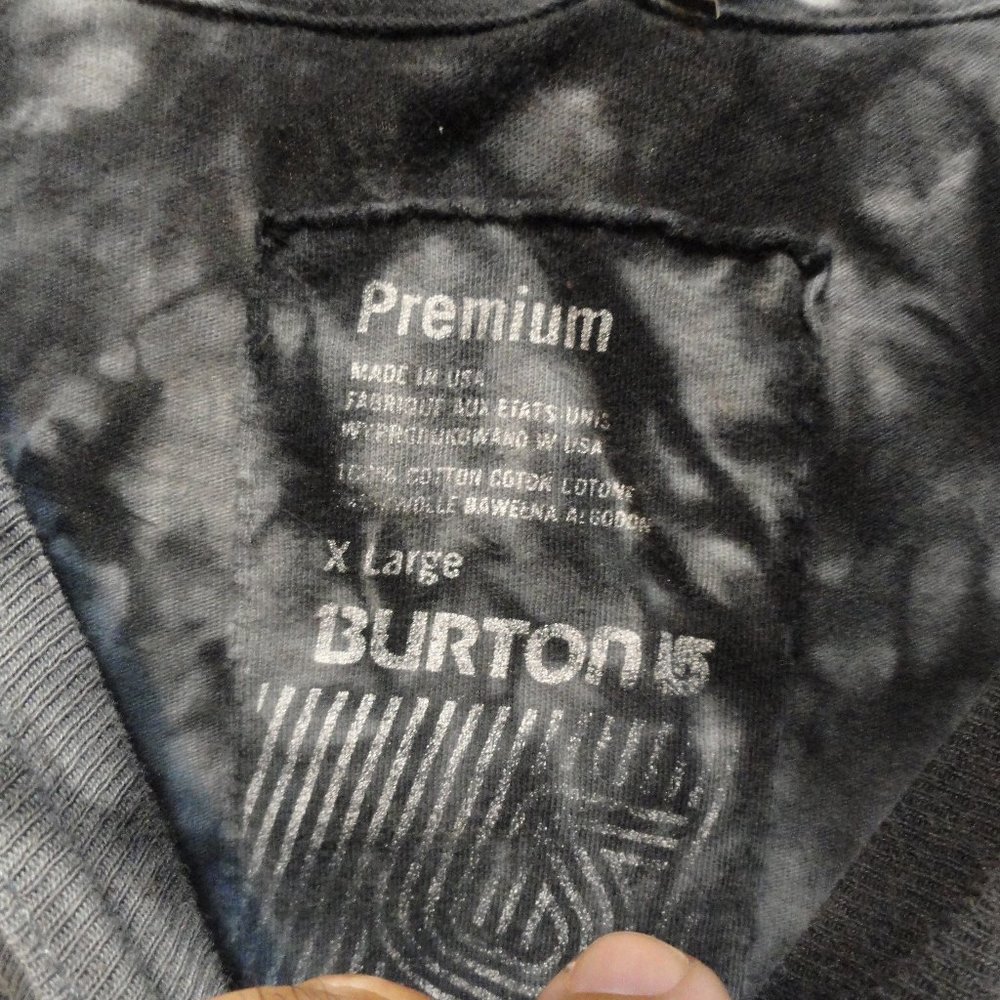 Burton Face Melters Tie-Dye Funky Graohic T~Snow boarder fan~C below - Picture 3 of 4